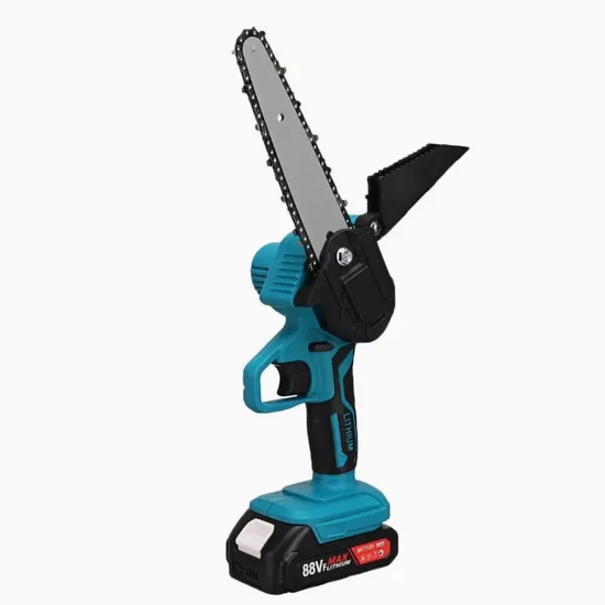 Cisivis 6 Inch Cordless Portable Handheld Electric Chainsaw Kit for Tree Pruning Woodcutting