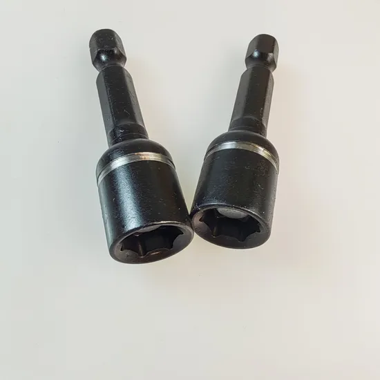 Hexagonal Batch Head Electric Nut Driver and Socket Wrench, Hex Spanner Screwdriver Bits with Magnetic