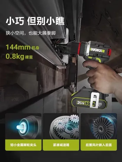 Vickers 20V High Torque Brushless Impact Driver Electric Screwdriver