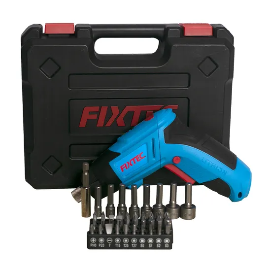 Fixtec Power Tools 4V Impact Screwdriver Rechargeable Battery Powered Cordless Electric Screwdrivers