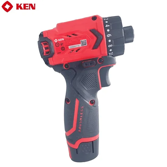 Cordless Screwdriver 7312s, 2 Batteries, 12V portable Screwdriver