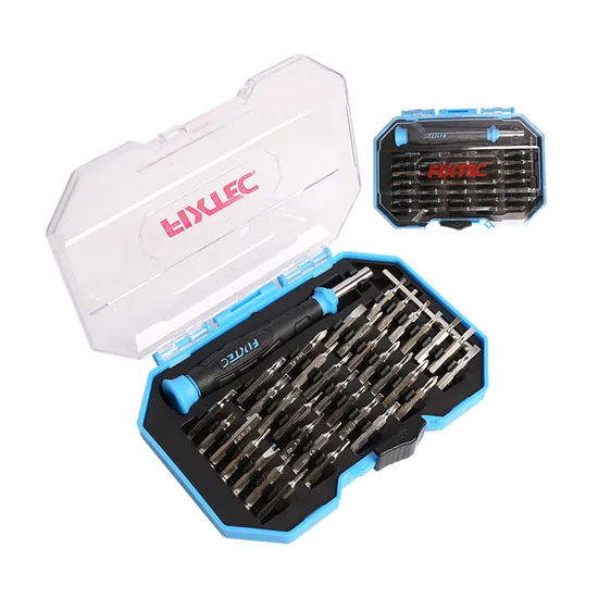 Fixtec 37PCS Interchangeable S2 Screwdriver Set with Plastic Box