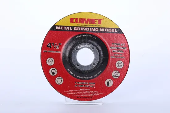 4.5inch Cumet Abrasive Disc Grinding Wheel