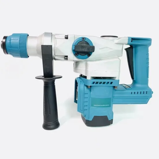 Powerful Lithium Brushless Heavy Duty Cordless 28mm Concrete Rechargeable Electric Hammer Drill