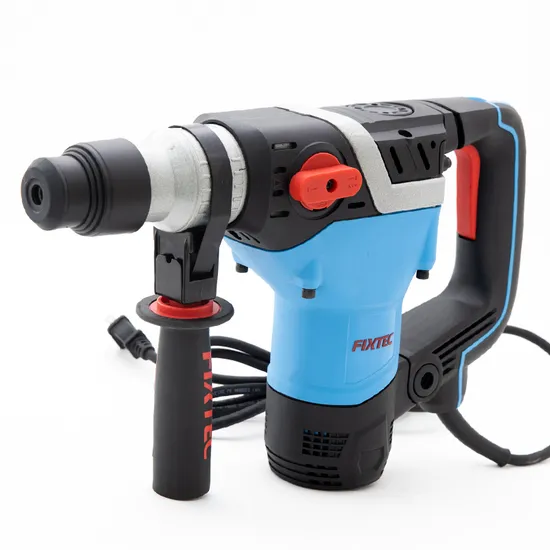 Fixtec 220V Multi Tool Hammer Drill Hard Rock Rotary Hammer Drill Machine 1050W