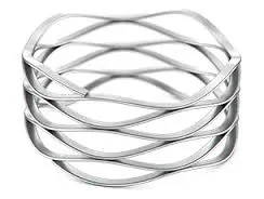 Small Flat Wire Steel Metal Coil Wave Spring