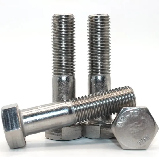 Fastener Hardware Grade 8.8 Stainless Steel Carbon Steel DIN933 Hex Head Bolt