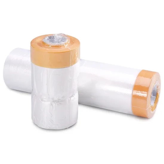 Yourijiu Painting Spray Car Decoration PE Washi Crepe No Residue Pre-Taped Drop Covering Masking Film