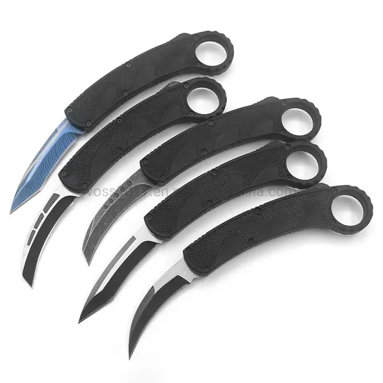8.5" Raptor Claw Otf Tactical Auto Karambit Dual Action Knife