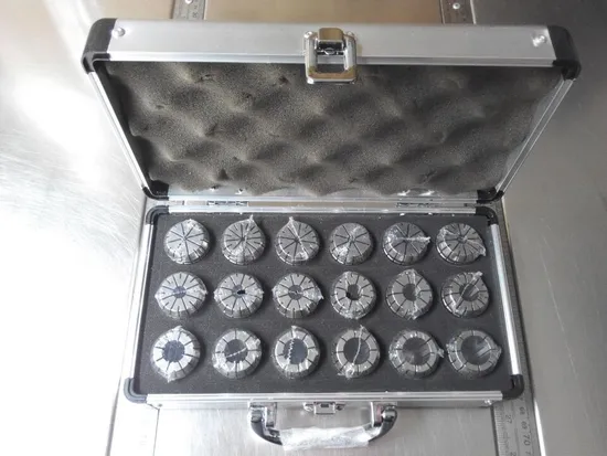 Cutoutil Er32 18PCS 3-20mm 0.015mm Precision Collet Set Er Collet Set