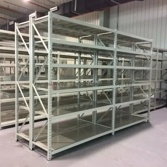 Industrial Warehouse Storage Steel Long Span Shelving with Medium Duty