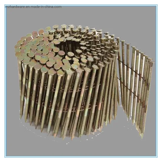 Colorful Painted Galvanized Common Twisted Shank Roofing Coil Nail