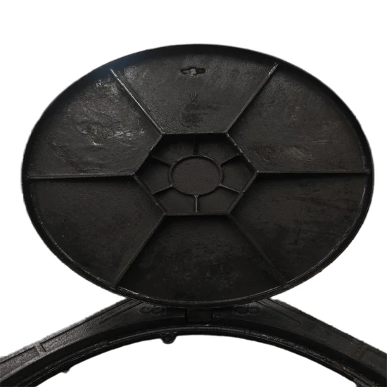 Industrial-Style Ductile Cast Iron Round Manhole Lid