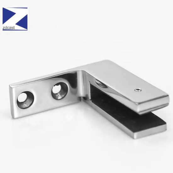 The Factory Sells Low-Price Architectural Hardware 90 Degree Wall Facing Glass Clamp Made of 2205 Stainless Steel