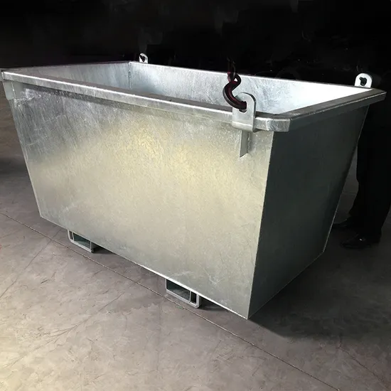 Heavy Duty Self Dumping Bins with Forklift, Crane Site Bin Manufacturer China