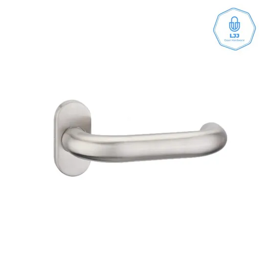 stainless Steel Handle with Lock Cylinder Open for Wooden Door