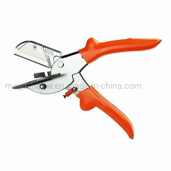 Multi Angle Miter Shear Cutter, 45-135 Degree Adjustable Angle Scissors Trim Shears Hand Tools for Cutting Soft Wood, Plastic, PVC and Other