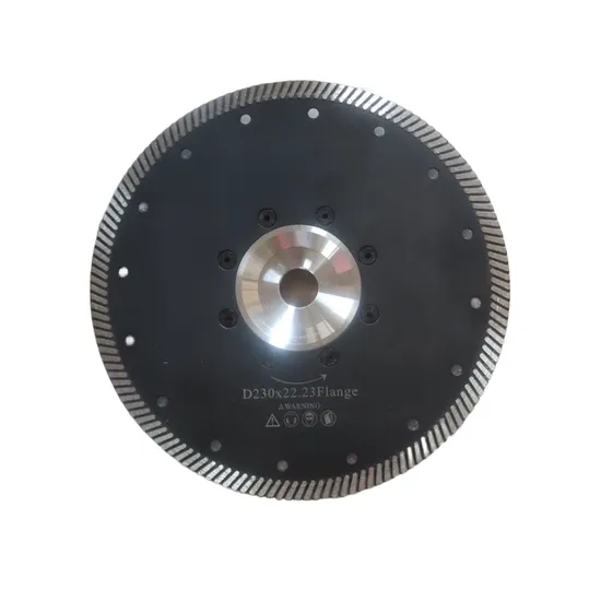 M14 Flange Narrow Turbo Diamond Disc for Granite Sandstone Concrete Quartz