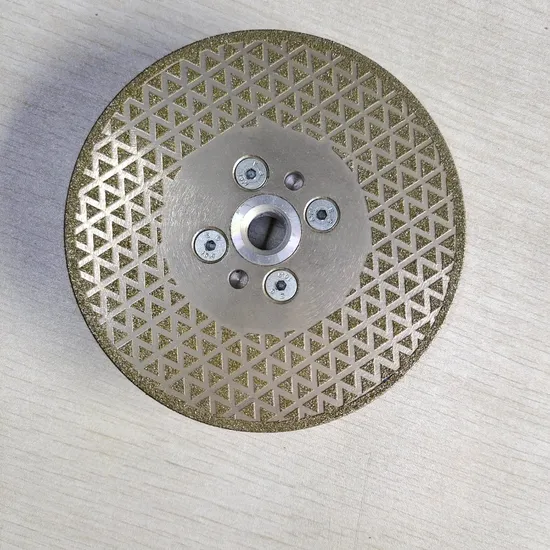 4 Inch 5 Inch Vacuum Brazed Diamond Cutting & Grinding Disc