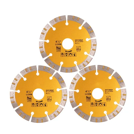 4.5 Inch 115mm Diamond Saw Blade Cutting Disc for Concrete Marble Masonry and Tile