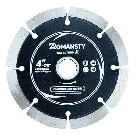 Ultra-High Performance Multi-Size Round Diamond Disc Saw Blade for Wet or Dry Cutting Granite Concrete