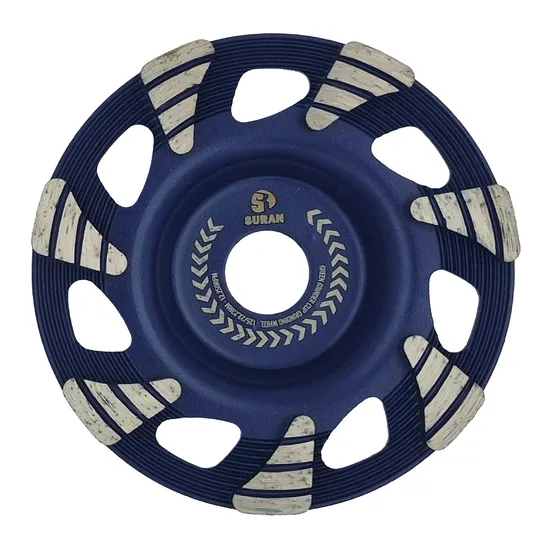 Customized Turbo Diamond Grinding Cup Wheels for Granite Porcelain Marble Concrete