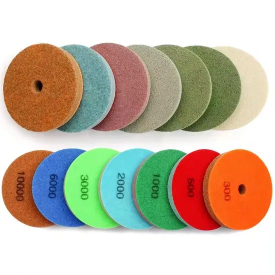 4 Inch Diamond Sponge Polishing Pads for Granite