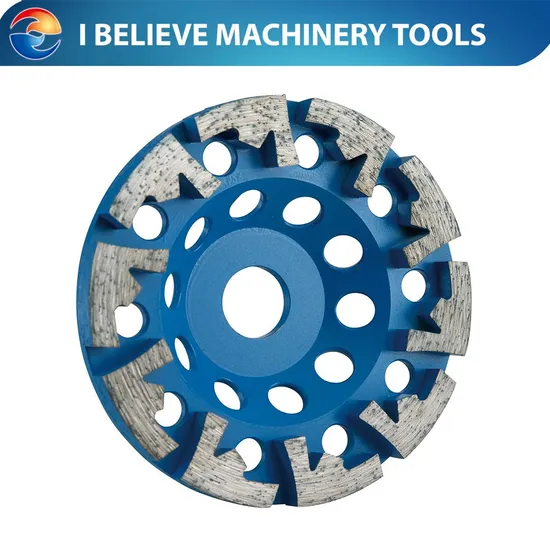 Factory Direct 4 Inch Angle Grinder Diamond T-Shaper Cup Wheel Stone/Concrete