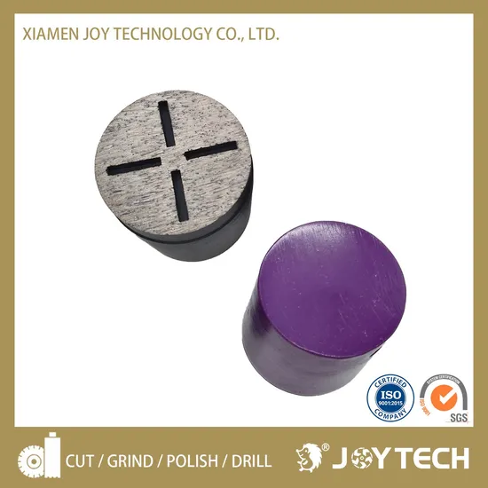 Joy Tech Diamond Cutting Tool Concrete Floor Grinding Wheel Abrasive Tooling 2 Inch Terrco Diamond Plug Grinding Disc (JOY-TCS-P4A)
