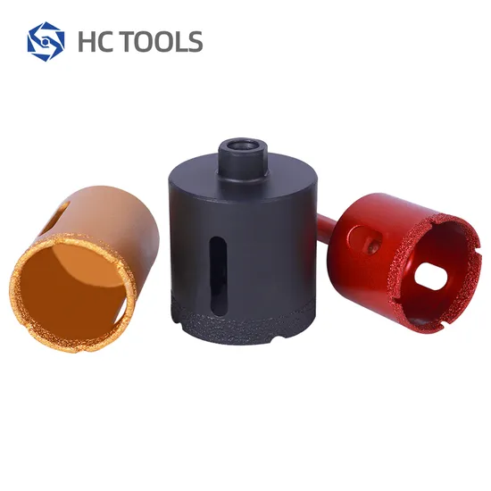 6-60mm Diamond Vacuum Brazed Dry Drilling Core Bits