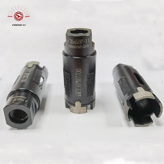Dry Drilling Diamond Core Drill Bit for Concrete Stone Brick