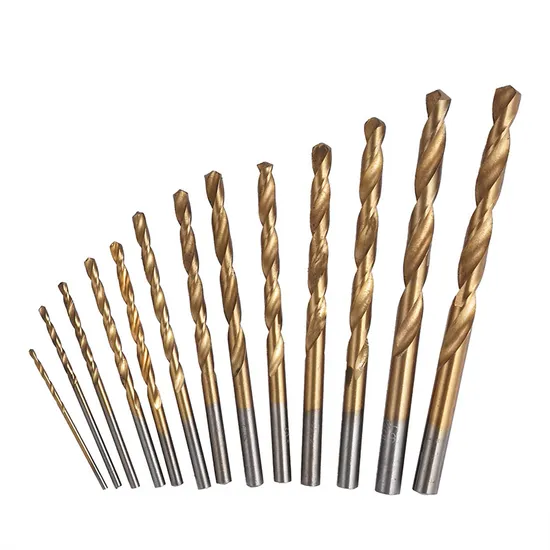Hautine HSS Twist Drill, Titanium-Nitride Coated, Inch Size