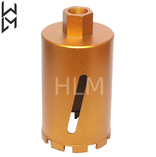 Dia 68/72/82*95mm Dry High Frequency Welding Diamond Core Drill Bits with Customized Segment