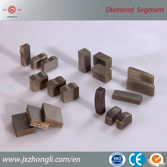 2000mm Top Quality Diamond Segments for Single Blade Cutting Granite