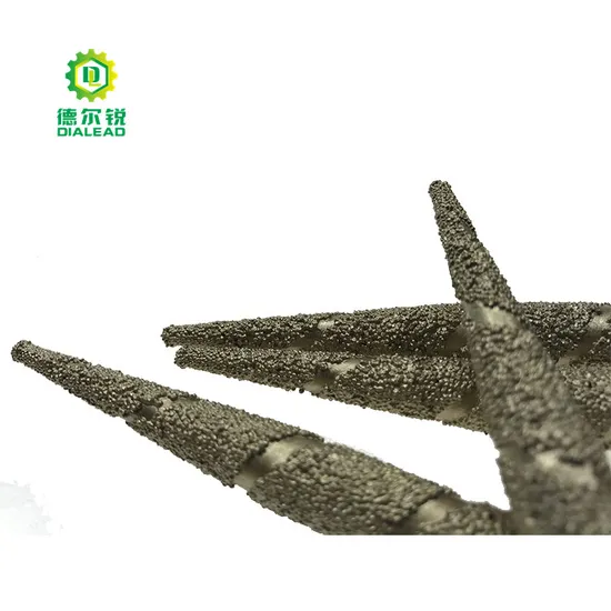 Dialead Vacuum Brazed Marble Stone Diamond Engraving Tools for Sculpture 3D Carving Use on CNC Machine
