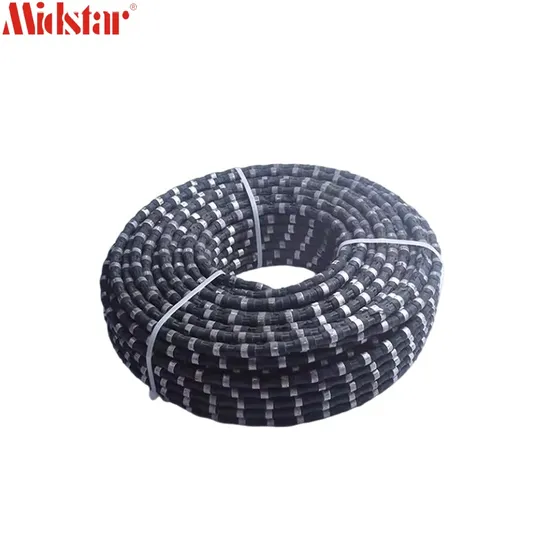 Abrasive Wire Saw Diamond Beaded Rope Cutting for Granite Marble Quartz Stone
