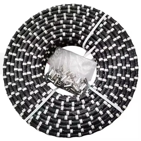 Ple Diamond Tools Wire Rope Saw Rope Cutting Stone Reinforced Concrete
