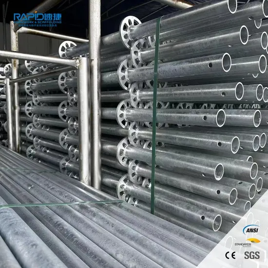 Echafaudage Multidirectional Ringlock Scaffolding Layher Allround Scaffolding HDG Galvanized Andamios Layher Scaffolding Tower