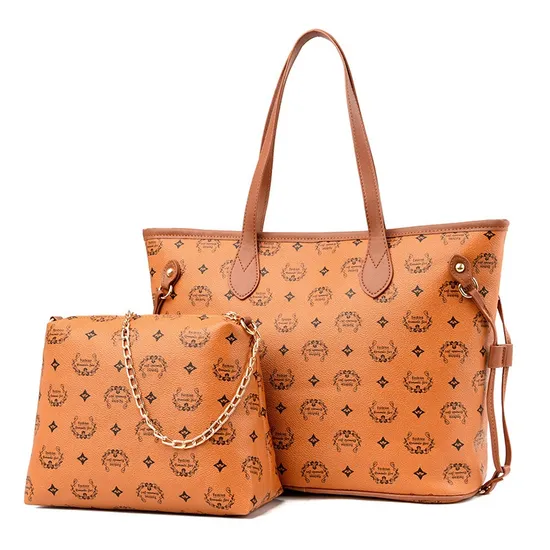 Woman Tote Bag Fashion Digtal Printing Handbags Luxury Wholesale 2PCS Luxury Designer Ladies Handbag