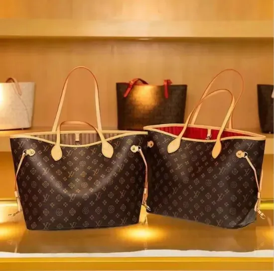 Replica AAA Distributors of Luxurys Designers Tote Bag Neverfull Women Handbags Ladies Genuine Leather Bag
