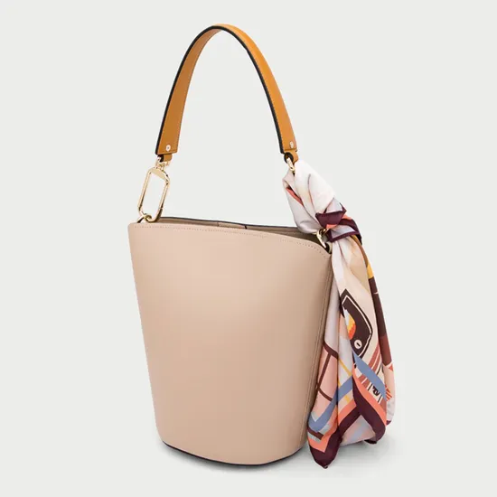 Fashion PU Leather Design Luxury Ladies Hand Bag Crossbody Bucket Bag Handbag for Women