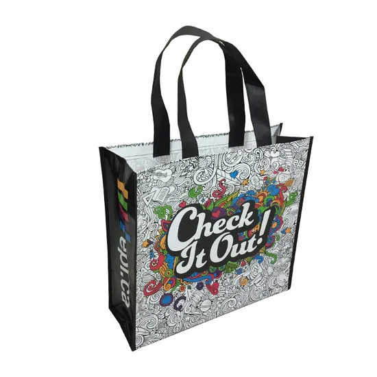 Factory Direct Eco Friendly Compostable Custom Printed Folding Reusable Non Woven Fabric Carry Bag