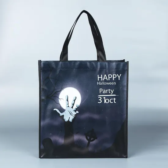 Halloween Series Covered Non-Woven Shopping Bag  Tote Bag Handbag Beach Bag Shoulder Bag