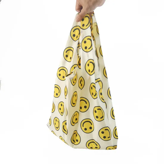 Eco-Friendly Large Capacity Reusable Folding Shopping Bag with Custom Logo