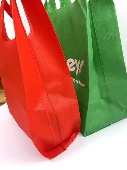 Reusable PP Non-Woven Shopping Colorful Non-Woven Fabric Tote Bag