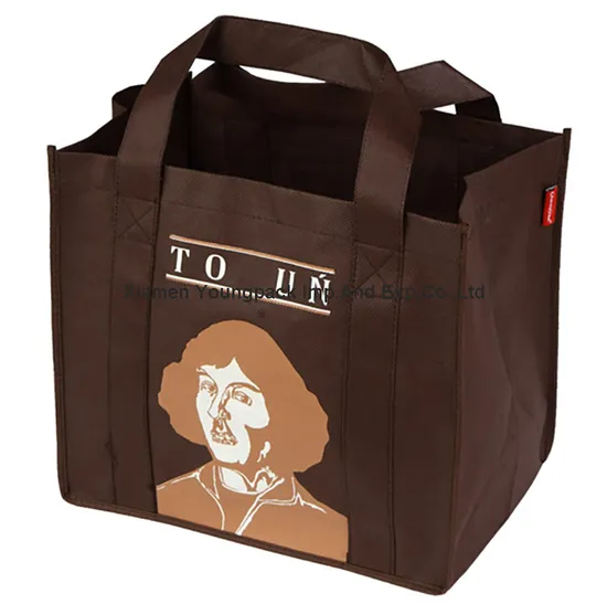 Extra Large Custom Non Woven Reusable Grocery Tote Bags