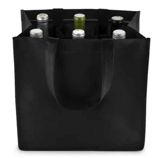 Customizable Color and Size Waterproof 80g Film Covered Non-Woven Fabric Tote Bag