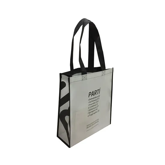 Printed Logo Promotional Foldable Shopping Non Woven Bag