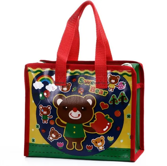Factory Sale Good Materials with Logo Printing PP Handle Bag