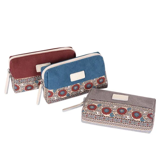 Customized New Style Mini Storage Coin Change Purse Organizer Bag Pouch